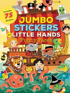 Front cover_Jumbo Stickers For Little Hands: Funny Faces