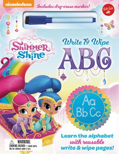 Front cover_Nickelodeon's Shimmer And Shine Write & Wipe Abc