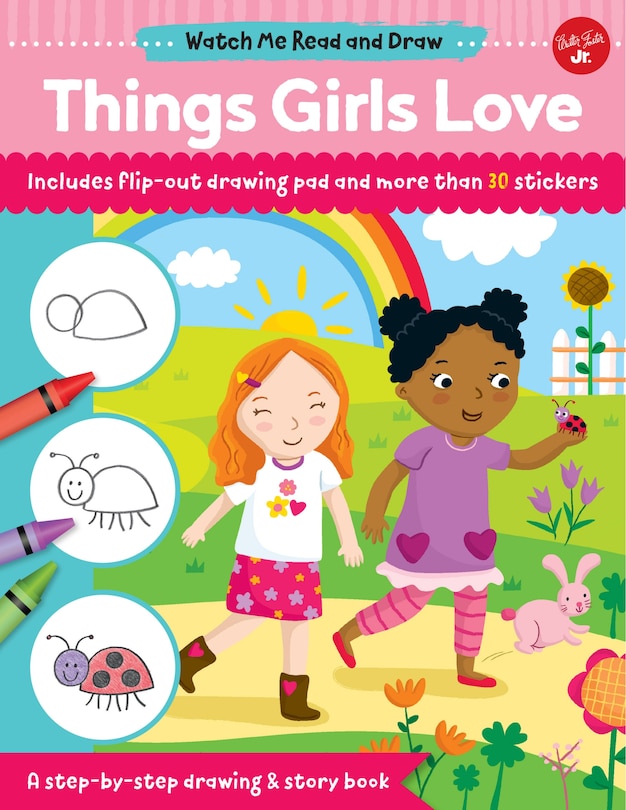 Front cover_Watch Me Read and Draw: Things Girls Love