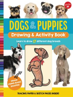 Couverture_Dogs & Puppies Drawing & Activity Book
