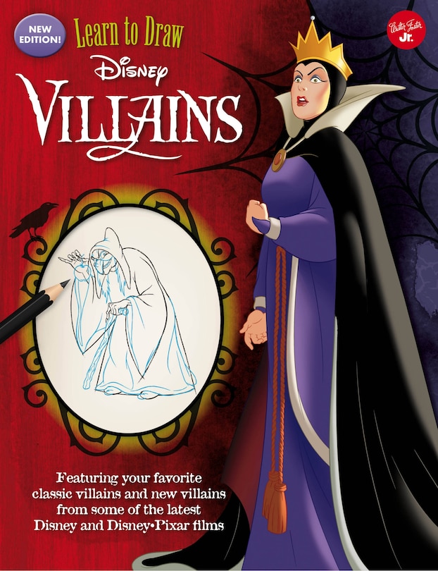 Front cover_Learn to Draw Disney Villains