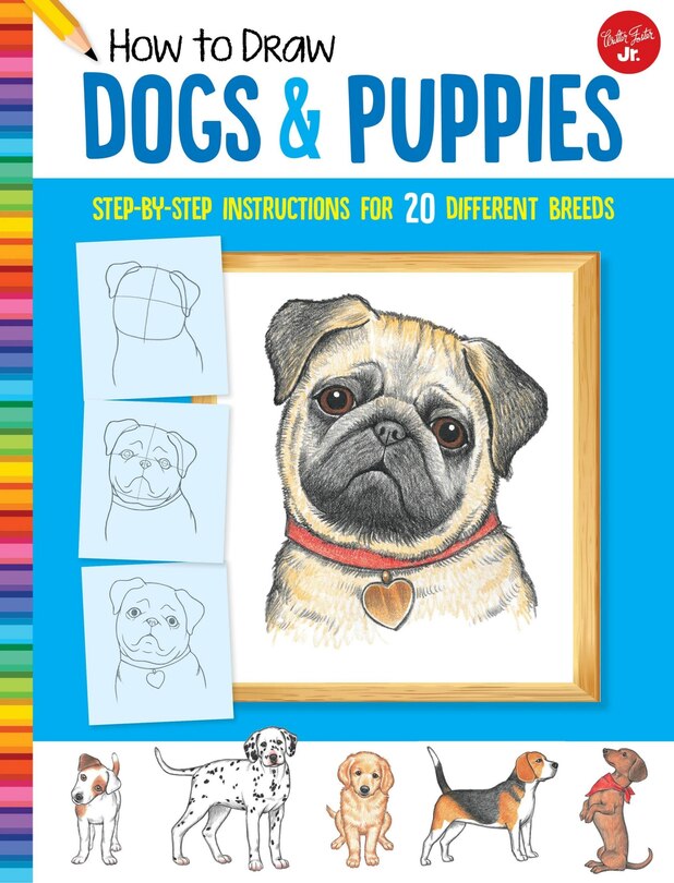 Front cover_How to Draw Dogs & Puppies