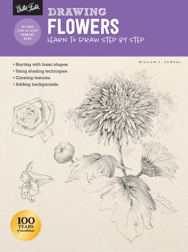 Front cover_Drawing: Flowers With William F. Powell