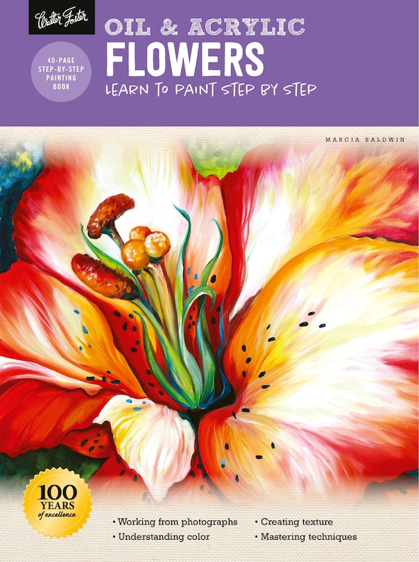 Front cover_Oil & Acrylic: Flowers