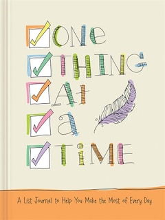 Front cover_One Thing At A Time