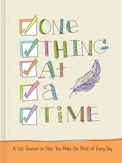 Front cover_One Thing At A Time