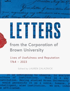 Couverture_Letters from the Corporation of Brown University