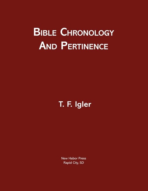 Couverture_Bible Chronology and Pertinence