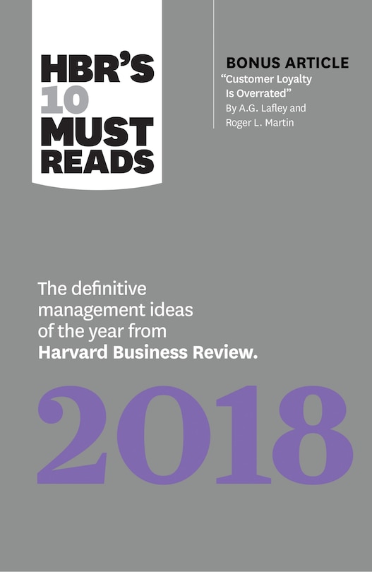 Couverture_HBR's 10 Must Reads 2018