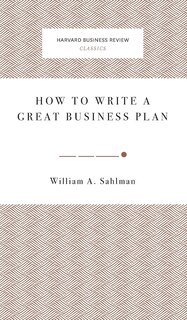 Front cover_How to Write a Great Business Plan