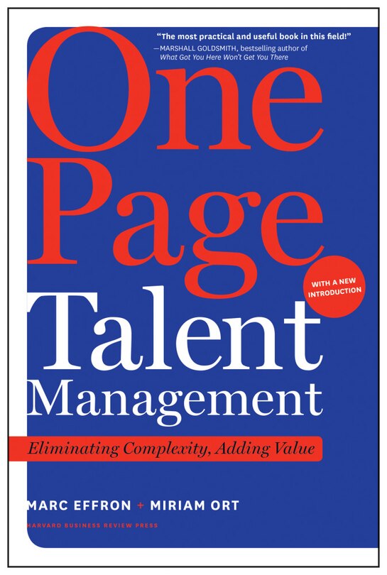 Front cover_One Page Talent Management, with a New Introduction