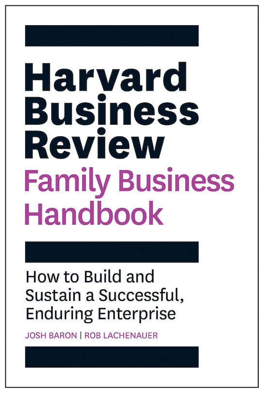 Front cover_Harvard Business Review Family Business Handbook