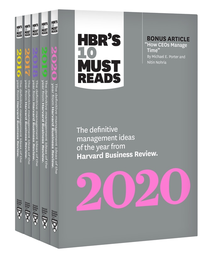 Couverture_5 Years Of Must Reads From Hbr: 2020 Edition (5 Books)