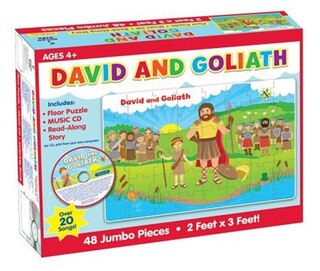 David And Goliath Floor Puzzle &amp; Cd