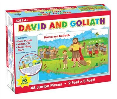 David And Goliath Floor Puzzle &amp; Cd