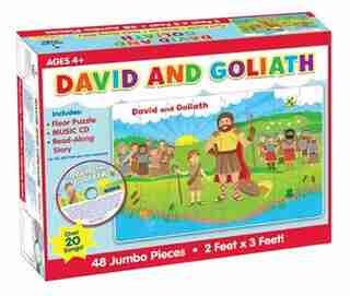 David And Goliath Floor Puzzle & Cd by Barbour Publishing