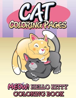 Cat Coloring Pages (Meow! Hello Kitty Coloring Book)