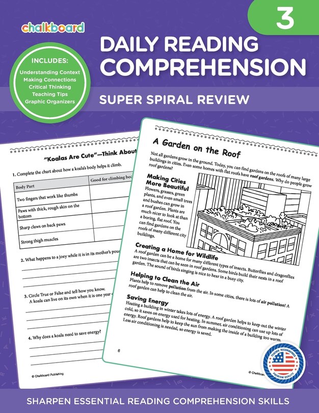 Front cover_Daily Reading Comprehension Grade 3