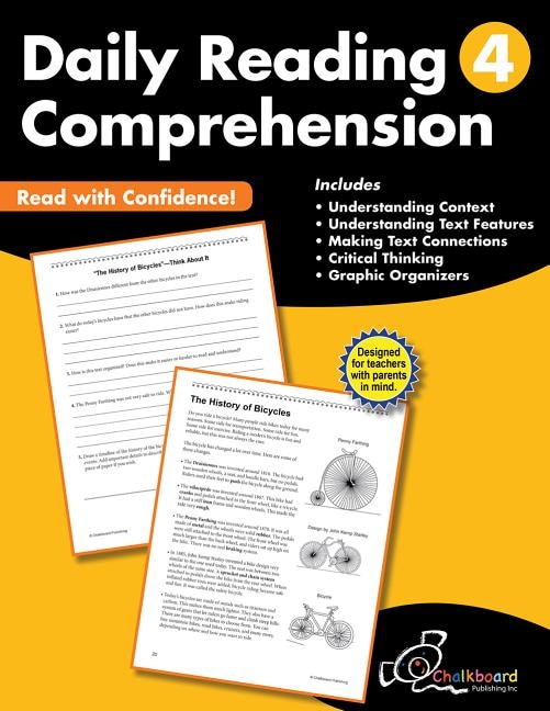 Front cover_Daily Reading Comprehension Grade 4