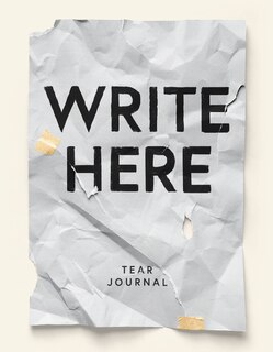 Front cover_Write Here Tear Journal, 200 Perforated Pages, Hardcover Notebook, 6x8.5 Easy Tear Pages