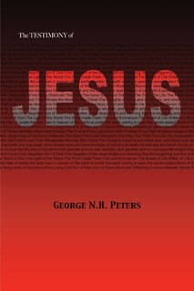 Front cover_THE TESTIMONY OF JESUS
