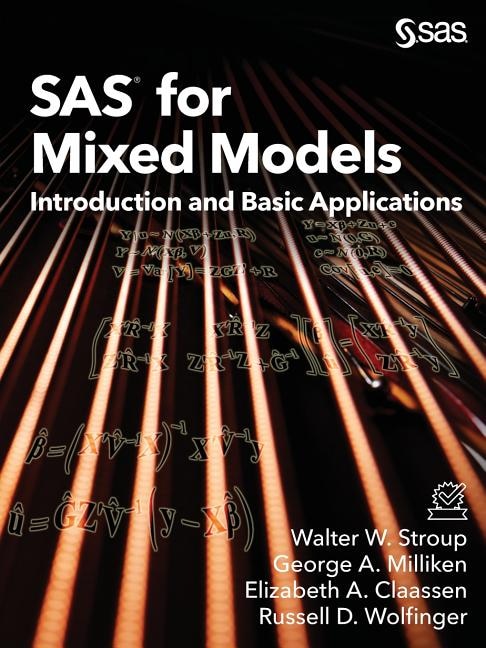 Front cover_Sas For Mixed Models