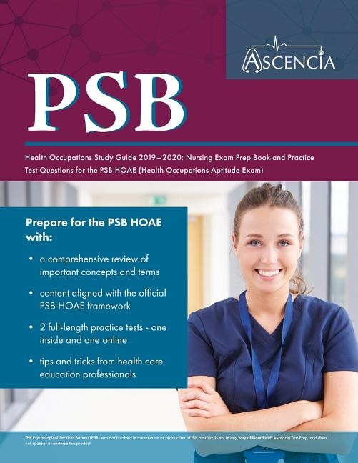 Front cover_PSB Health Occupations Study Guide 2019-2020