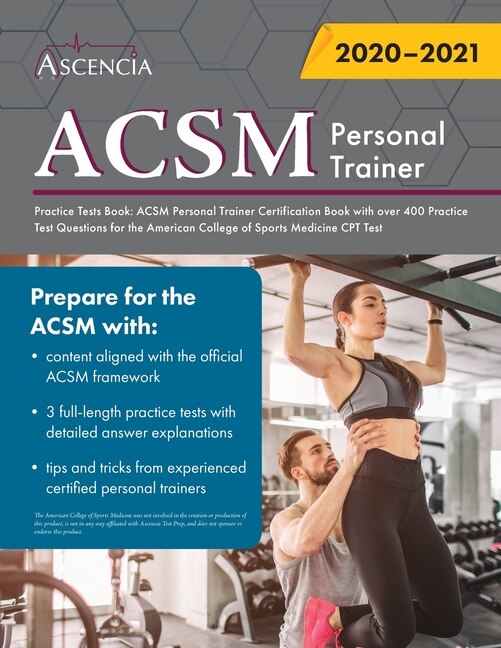 Front cover_ACSM Personal Trainer Practice Tests Book