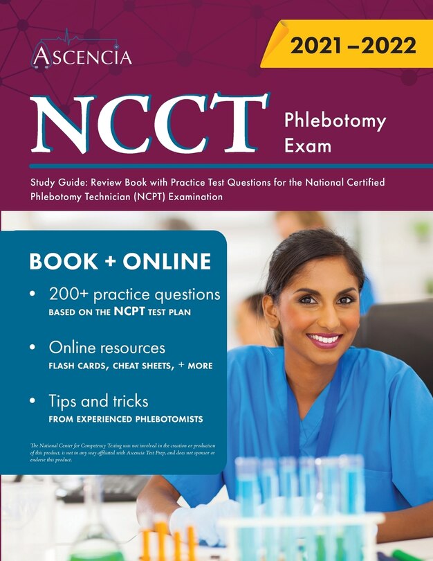 Front cover_NCCT Phlebotomy Exam Study Guide