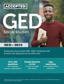 Front cover_GED Social Studies Preparation Study Guide 2021-2022