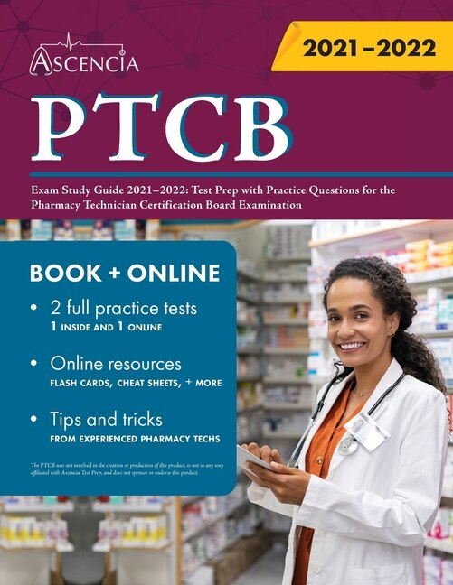 Front cover_Ptcb Exam Study Guide 2021-2022