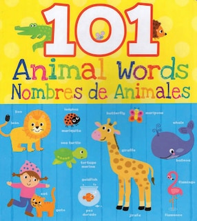 Front cover_101 Animal Words / Nombres de