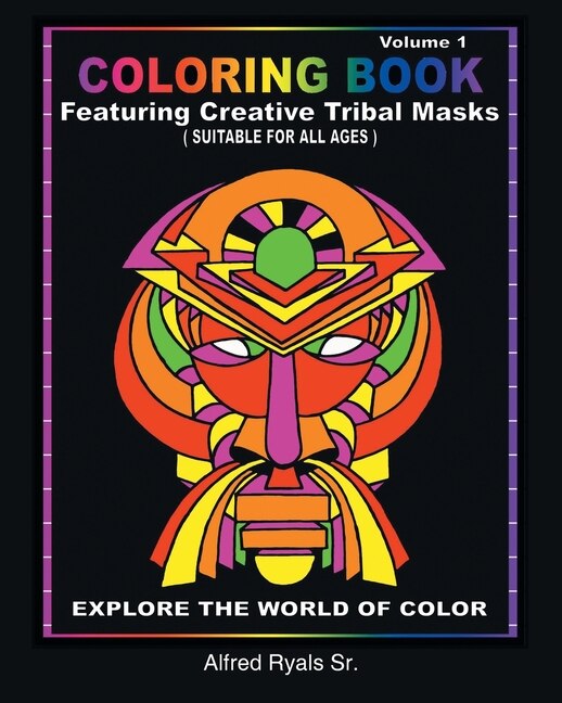 Front cover_African Masked Theme Coloring Book