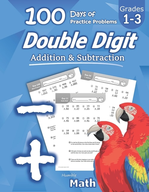 Front cover_Humble Math - Double Digit Addition & Subtraction