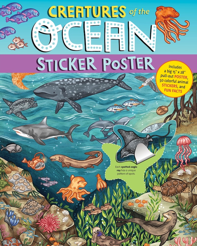 Front cover_Creatures of the Ocean Sticker Poster