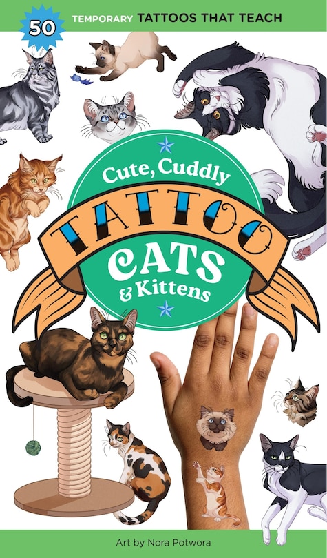 Front cover_Cute, Cuddly Tattoo Cats & Kittens