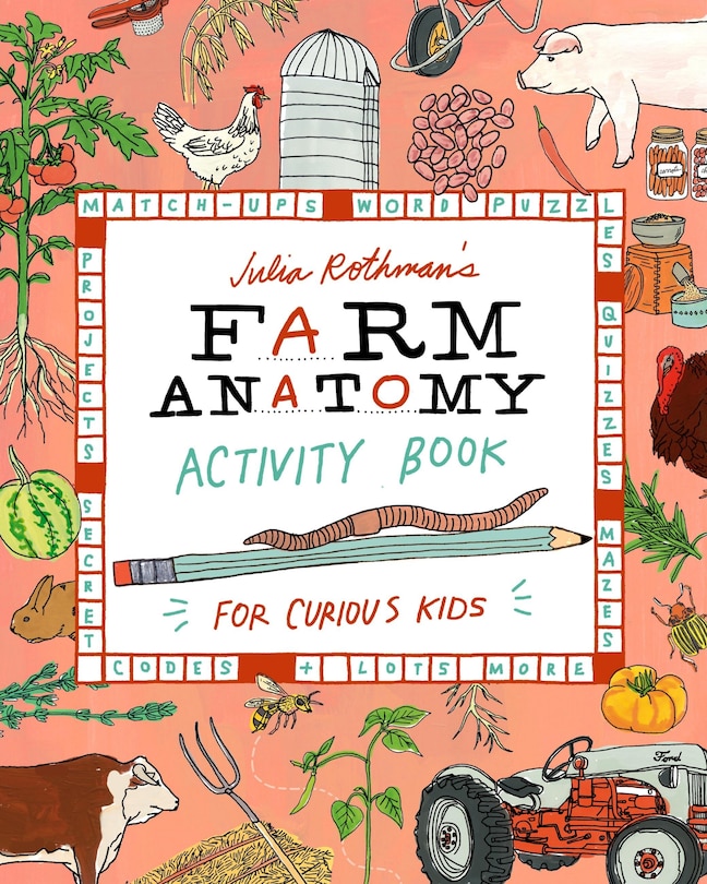 Couverture_Julia Rothman's Farm Anatomy Activity Book