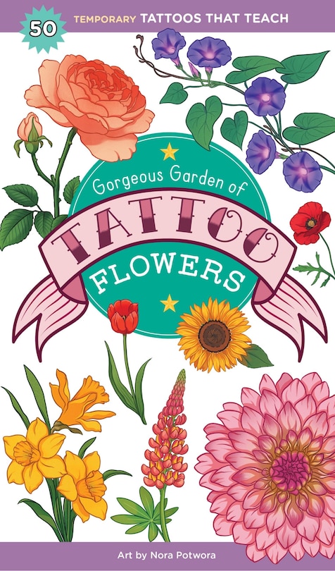 Front cover_Gorgeous Garden of Tattoo Flowers