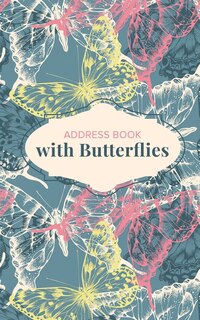 Front cover_Address Book with Butterflies