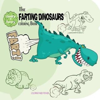 Front cover_The Farting Dinosaurs Coloring Book