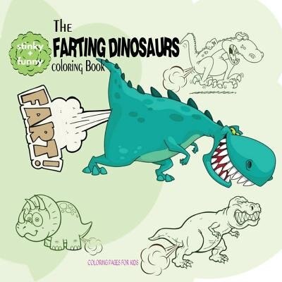 Front cover_The Farting Dinosaurs Coloring Book