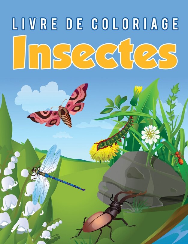Front cover_Livre de coloriage Insectes