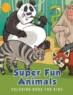Front cover_Super Fun Animals Coloring Book for Kids