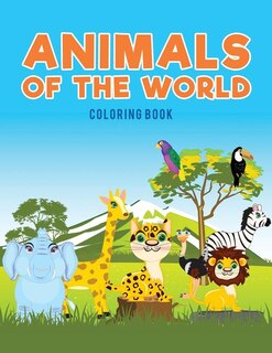 Front cover_Animals of the world coloring Book
