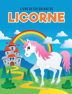 Couverture_Livre de coloriage de licorne