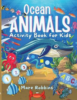 Front cover_Ocean Animals Activity Book for Kids