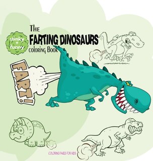 Front cover_Farting Dinosaurs Coloring Book