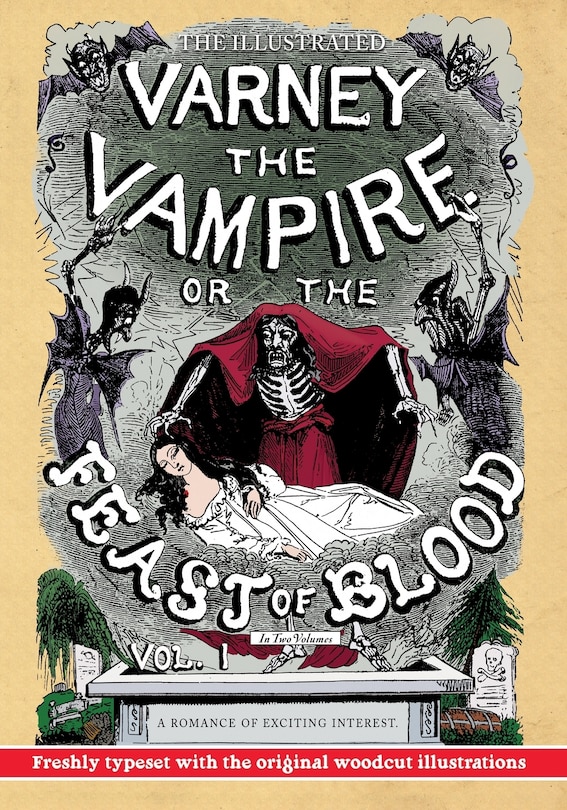 Front cover_The Illustrated Varney the Vampire; or, The Feast of Blood - In Two Volumes - Volume I