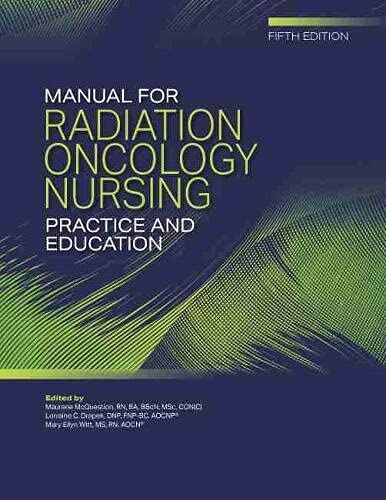 Couverture_Manual For Radiation Oncology Nursing Practice And Education