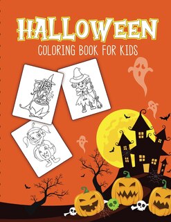 Front cover_Halloween Coloring Book For Kids
